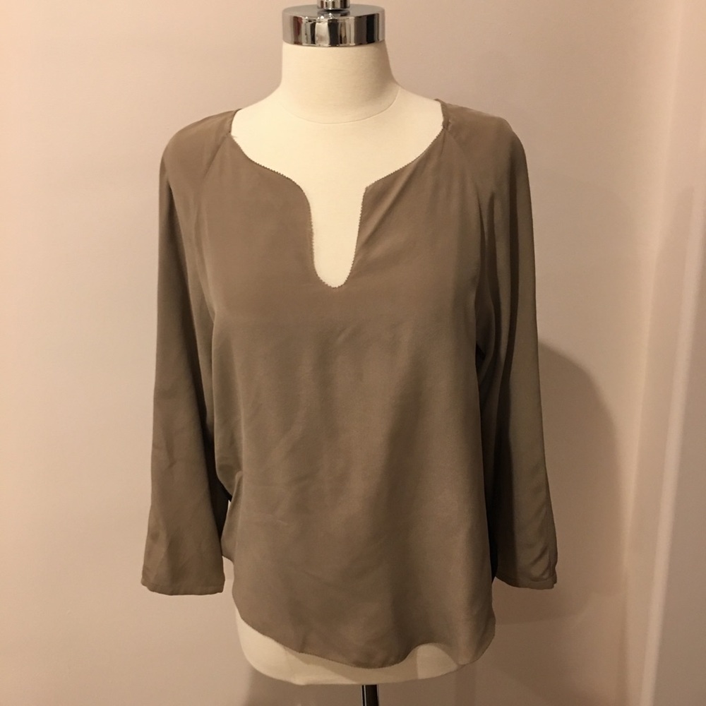 Ulla Johnson, size 4 Women’s silk two toned top